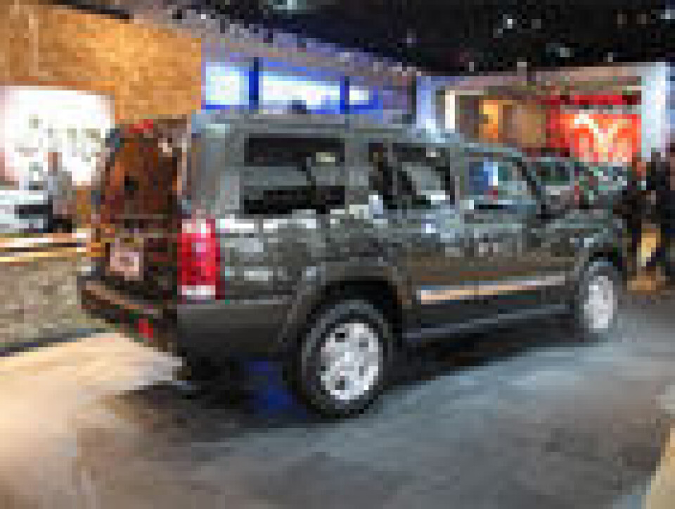 Jeep Commander blir varebil