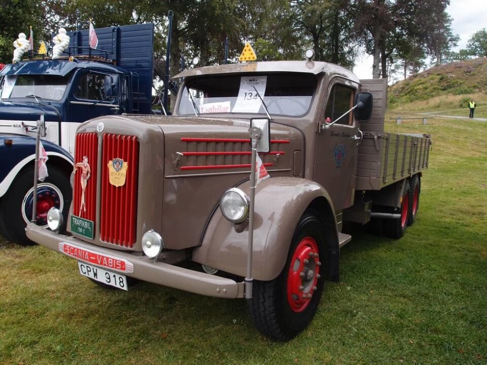 Grensetreffet 2019Scania Vabis 1952, Bernt Eriksson, Boxholm