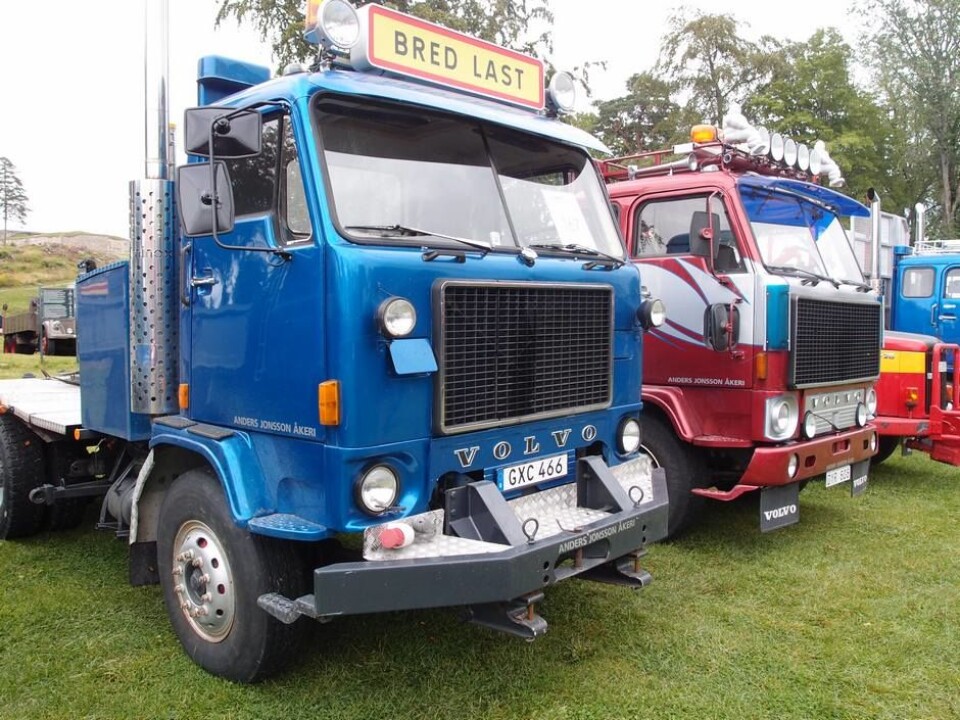 Grensetreffet 2019Volvo FB88 og Volvo Kran & grusbil F89, Anders Jonsson Åkeri AB, Gunnarskog
