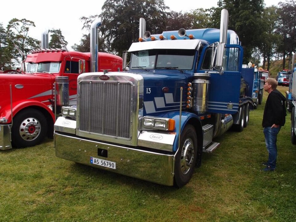 Grensetreffet 2019Peterbilt 379 1987, Juel Johansen Bilruter, Vidar Johansen, Rolfsøy