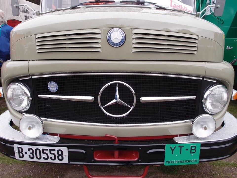 Grensetreffet 2019Fronten på Mercedesen til Trygve Halvorsen
