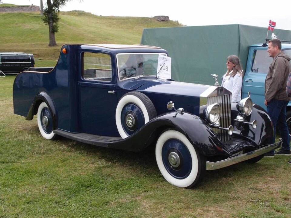 Grensetreffet 2019Rolls Royce 1936 benyttet som Shootingbrake