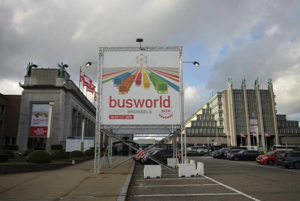 Velkommen til Busworld Brussel 2019.Alle foto: Brede Høgseth Wardrum