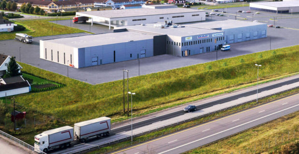 FLYTTER HIT: Nordic Truckcenter AS flytter inn i de tidligere lokalene til den forrige importøren, DAF Norge AS, ved E6 i Råde. Foto: YrkesBil-arkiv