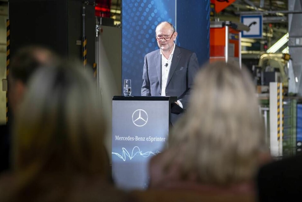 Den nye sjefen for Mercedes-Benz Vans, Marcus Breitschwerdt.