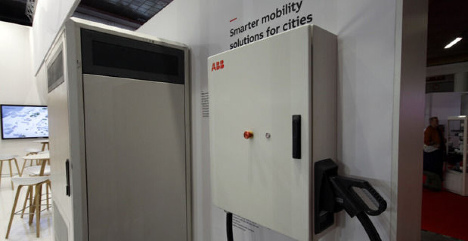 ABB viste ulike ladesystemer under Busworld i Brussel høsten 2019. Foto: Brede Høgseth Wardrum