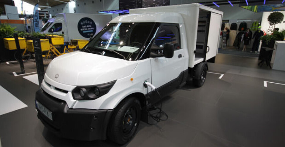 Work L er den mest utbredte StreetScooter-modellen. Storebroren Work XL er bygget på Ford Transit 2T. Foto: Brede Høgseth Wardrum Work L er den mest utbredte StreetScooter-modellen. Storebroren Work XL er bygget på Ford Transit 2T. Foto: Brede Høgseth Wardrum