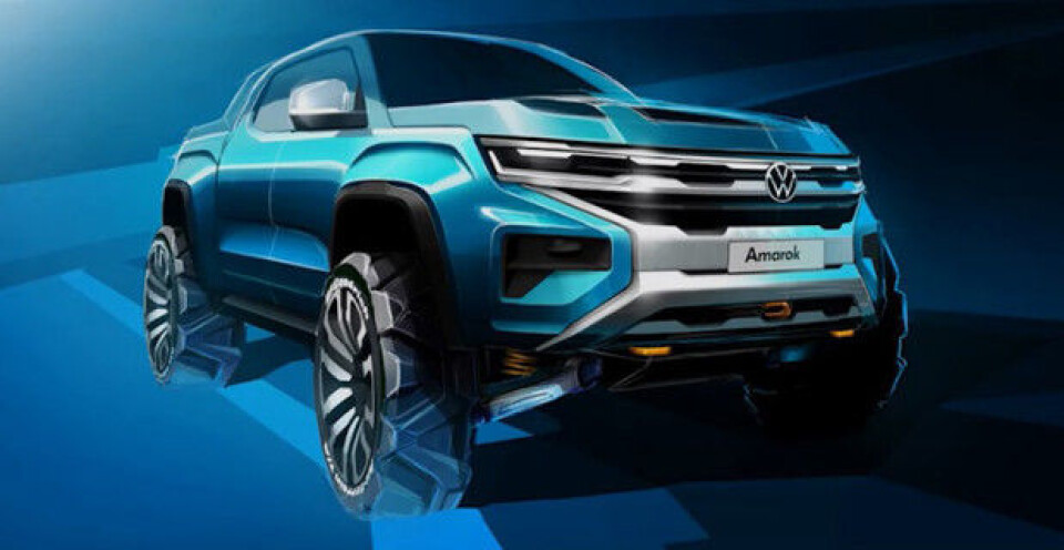 Første offisielle glimt av nye Volkswagen Amarok