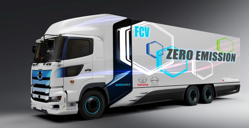 Hydrogenlastebil fra Toyota og Hino