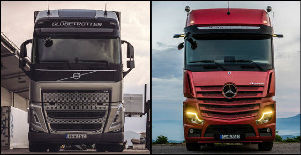Volvo Group og Daimler Truck skal samarbeide