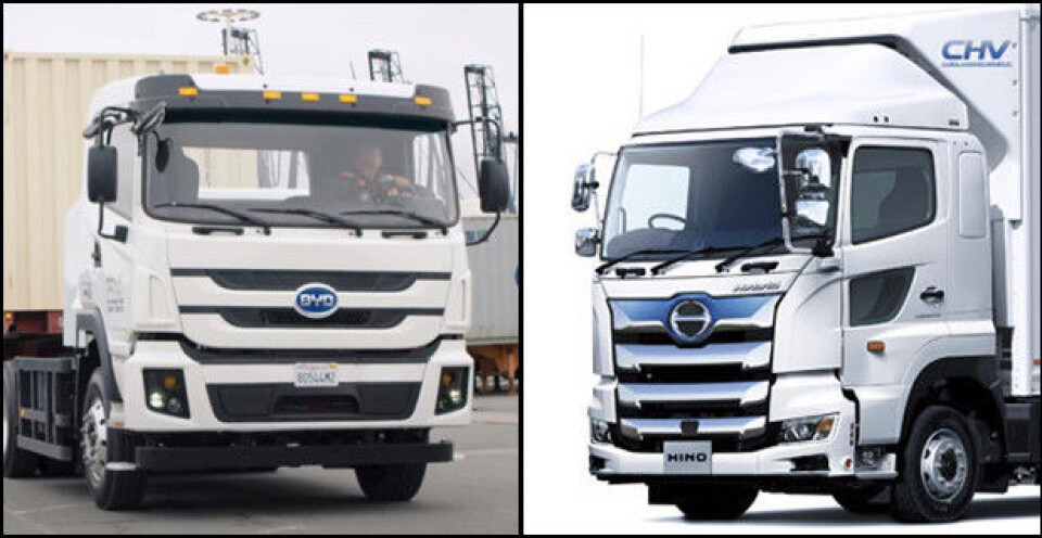 Strategisk link mellom Hino og BYD