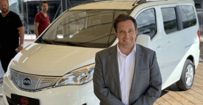 HAR STORE PLANER: Espen Kristoffersen, kommersiell direktør for New Energy Vehicles i RSA. Foto: Brede Høgseth Wardrum HAR STORE PLANER: Espen Kristoffersen, kommersiell direktør for New Energy Vehicles i RSA. Foto: Brede Høgseth Wardrum
