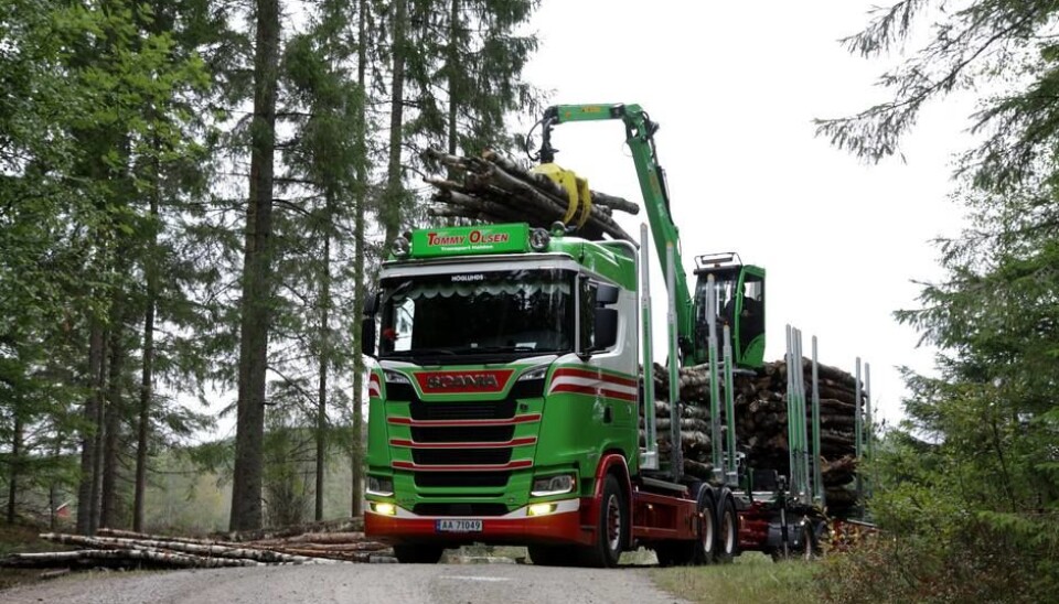 - Jeg synes denne går like bra i skauen som 730en gjorde, sier Tommy Olsen.Foto: Brede Høgseth Wardrum
