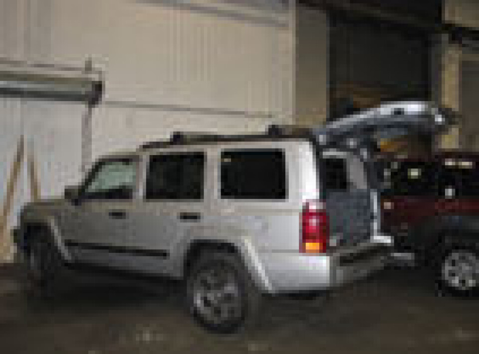 Jeep Commander blir varebil