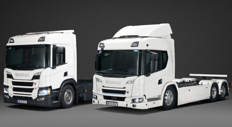 Elektriske ScaniaVALGMULIGHETER: Både elektrisk og ladbar hybrid er tilgjengelig med L- og P-serie hytte. Elektriske ScaniaVALGMULIGHETER: Både elektrisk og ladbar hybrid er tilgjengelig med L- og P-serie hytte.