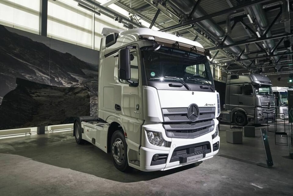 Now & Next-arrangement hos Mercedes-Benz TrucksActros F. Foto: Daimler