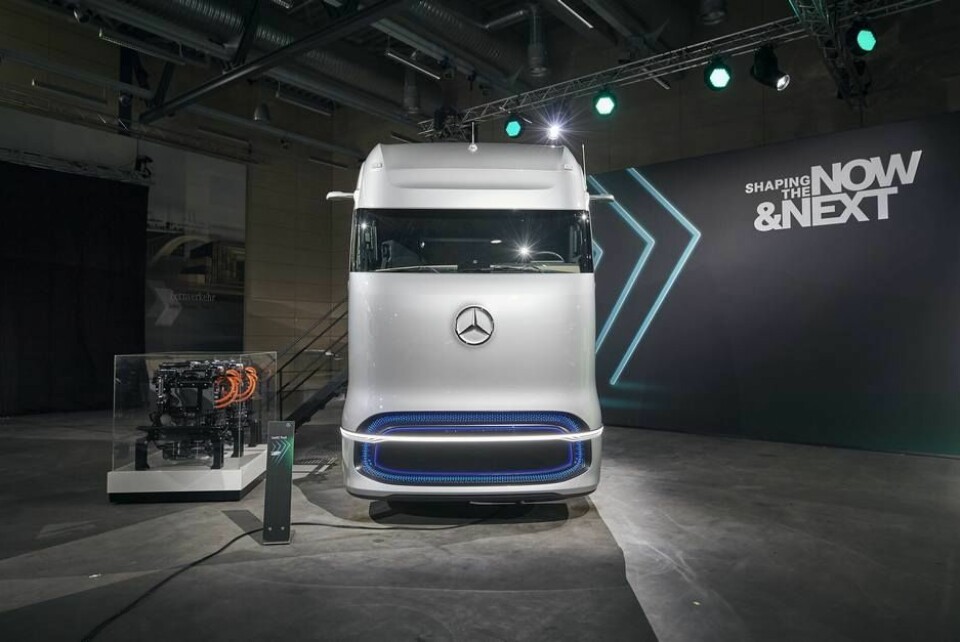 Now & Next-arrangement hos Mercedes-Benz TrucksGenH2 Truck. Foto: Daimler