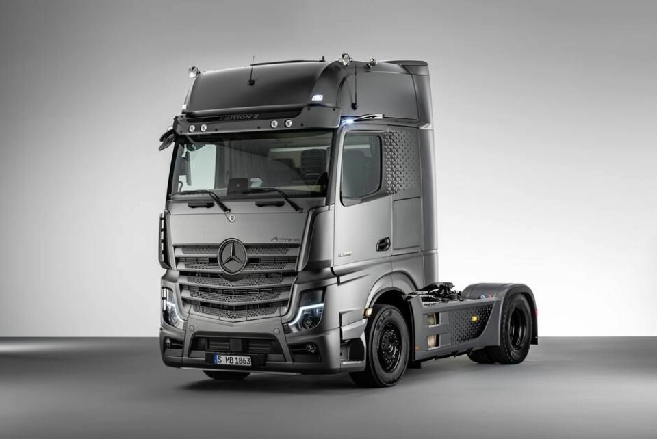 Now & Next-arrangement hos Mercedes-Benz TrucksActros Edition 2. Foto: Daimler