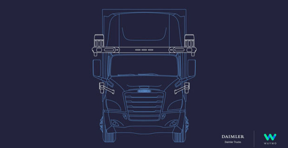 Daimler samarbeider med Waymo om selvkjørende lastebiler