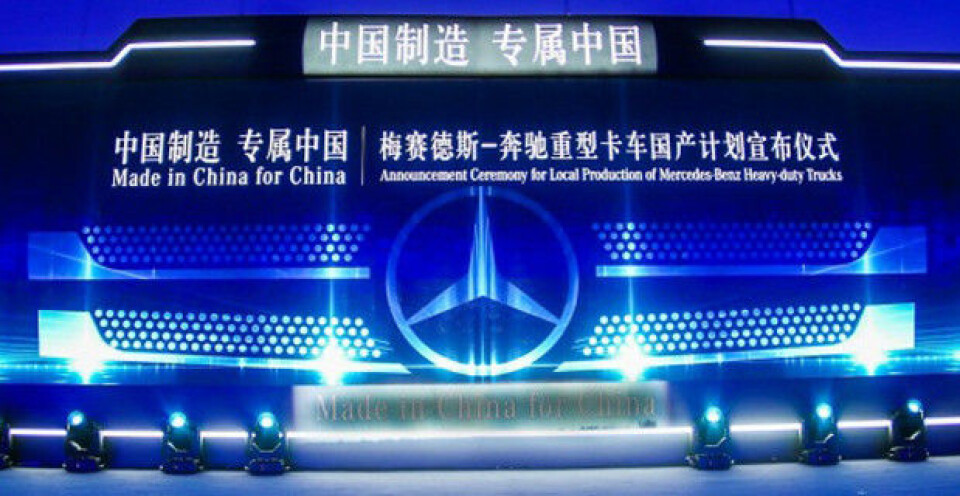 Mercedes-Benz lastebiler «Made in China, for China»