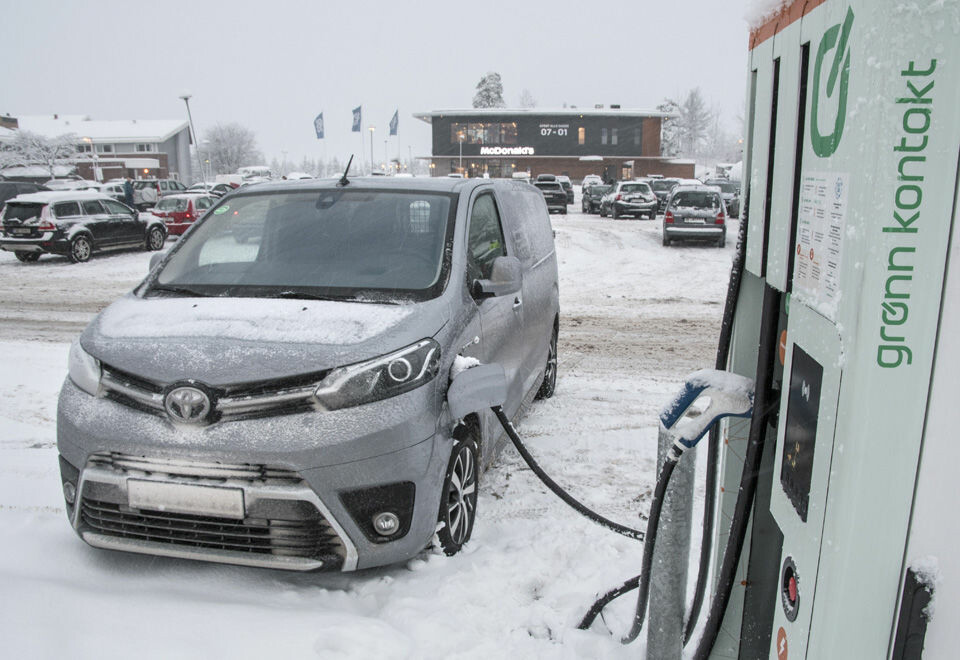Toyota Proace Electric prøvekjørt i NorgeFoto: Øivind Skar