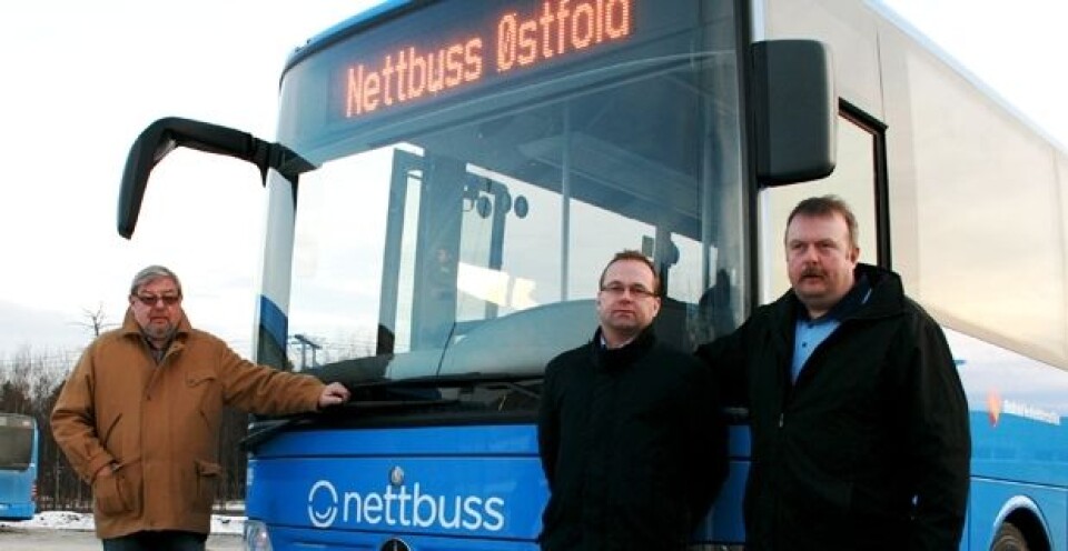 Med sikkerhetsbelter i bybussene