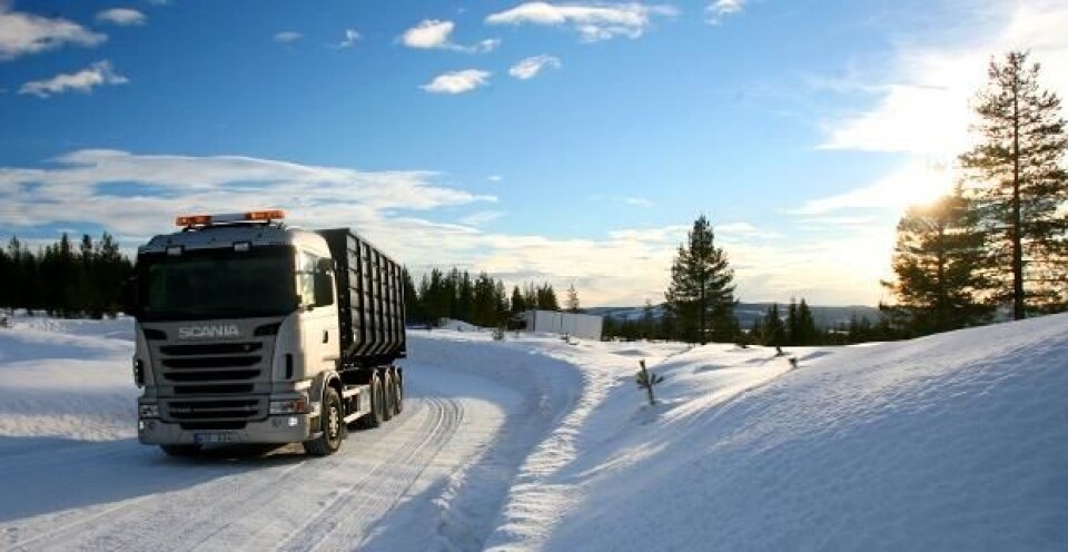 3 biler skiller Volvo og Scania