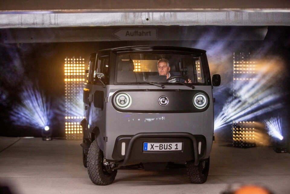 Worldpremiere XBUS des Unternehmens EletricBrands, hier Details