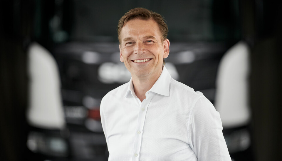 SJEFEN: Christian Levin er sjef både for Scania og Traton. Sistnevnte er eierselskapet for blant annet Scania og MAN.