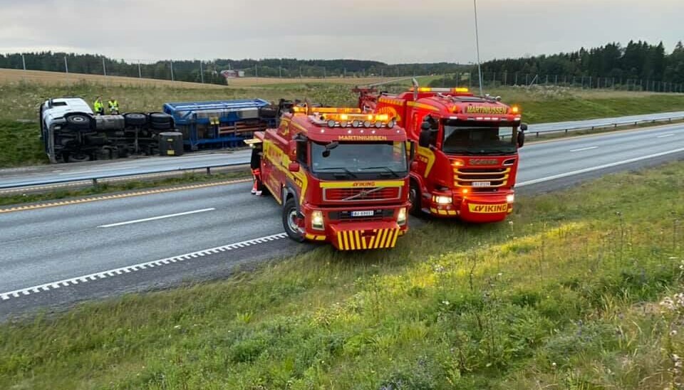 Knut Martiniussen bekrefter at han har sett litt av hvert gjennom et langt liv på veien. Her fra ett av utallige oppdrag.