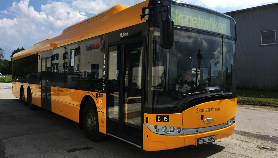 'SOM NY': En Solaris som kjører for Nobina og Skånetrafiken har fått en midtlivsoppgradering.