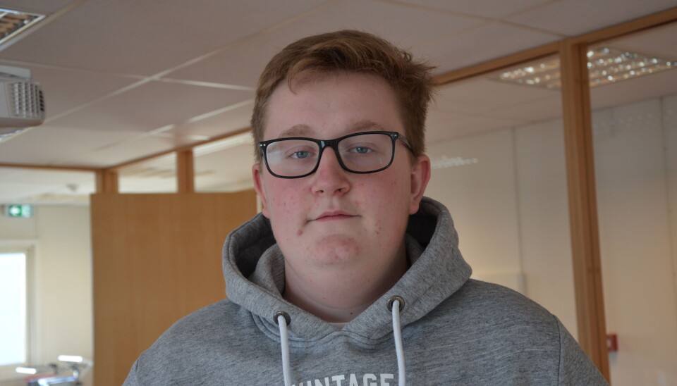 SJÅFØRSPIRE: – Sjåføryrket er både spennende og sikkert, sier Fredrik Pettersen. SJÅFØRSPIRE: – Sjåføryrket er både spennende og sikkert, sier Fredrik Pettersen.