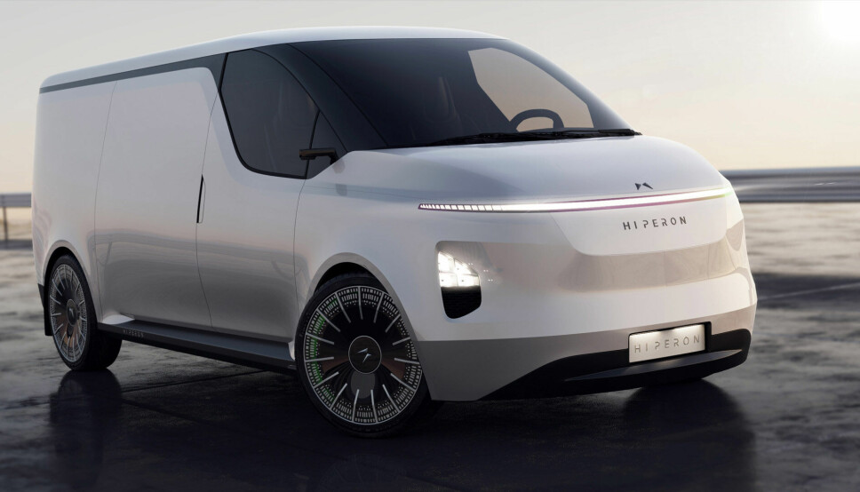 Slik ser Hiperon Motors for seg den nye varebilen.