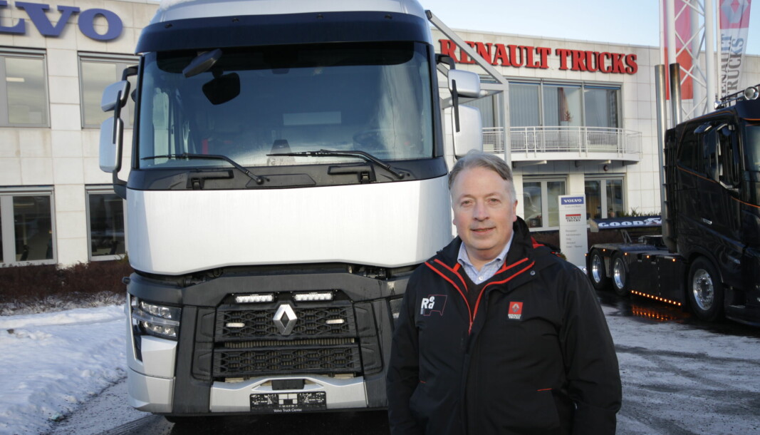 Viggo Noreng, salgsdirektør for Renault Trucks i Volvo Norge AS, har satt seg hårete mål.