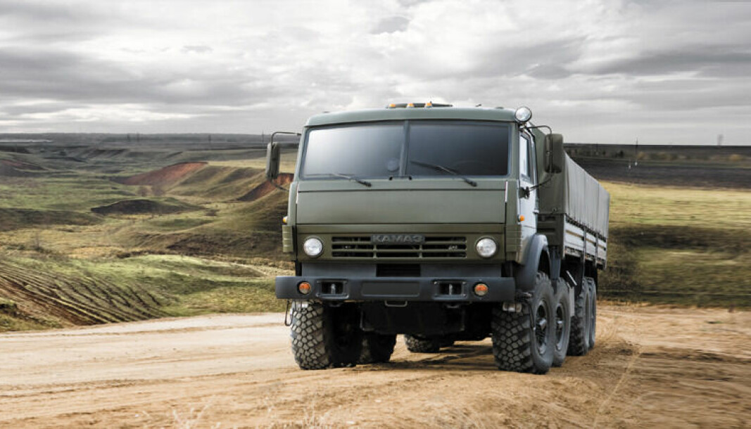 Russiske Kamaz produserer både sivile og militære kjøretøy.