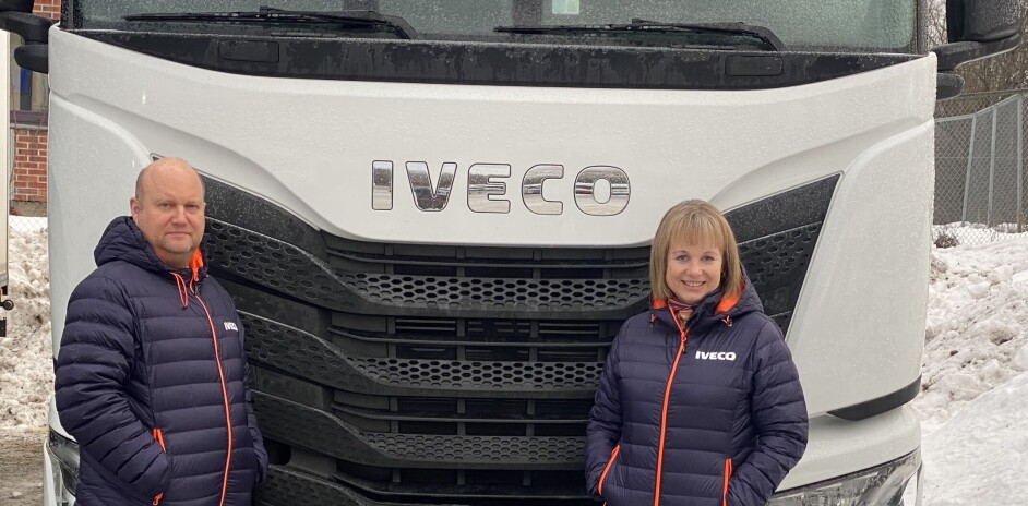 Frode Bjørkli, salgssjef, og Helene Norman-Dupuy, country manager for Iveco Norge, opplever at merket har medgangsvind i Norge for tiden. Frode Bjørkli, salgssjef, og Helene Norman-Dupuy, country manager for Iveco Norge, opplever at merket har medgangsvind i Norge for tiden.