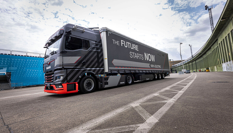 KOMMER: Produksjonen av MAN eTruck starter så smått i 2024, og med full serieproduksjon fra 2025.