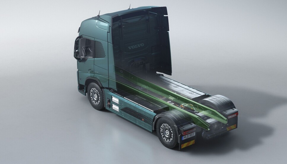 FØRST UT: Fra tredje kvartal 2022 introduserer Volvo det fossilfrie stålet i mindre skala i selskapets tunge elektriske lastebiler. FØRST UT: Fra tredje kvartal 2022 introduserer Volvo det fossilfrie stålet i mindre skala i selskapets tunge elektriske lastebiler.