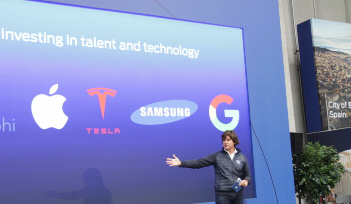 BRED TEKNOLOGI-TILNÆRMING: Ted Cannis fortalte at for å sikre seg rett kompetanse har han rekruttert en bråte teknologer fra Apple, Google, Samsung og Tesla.