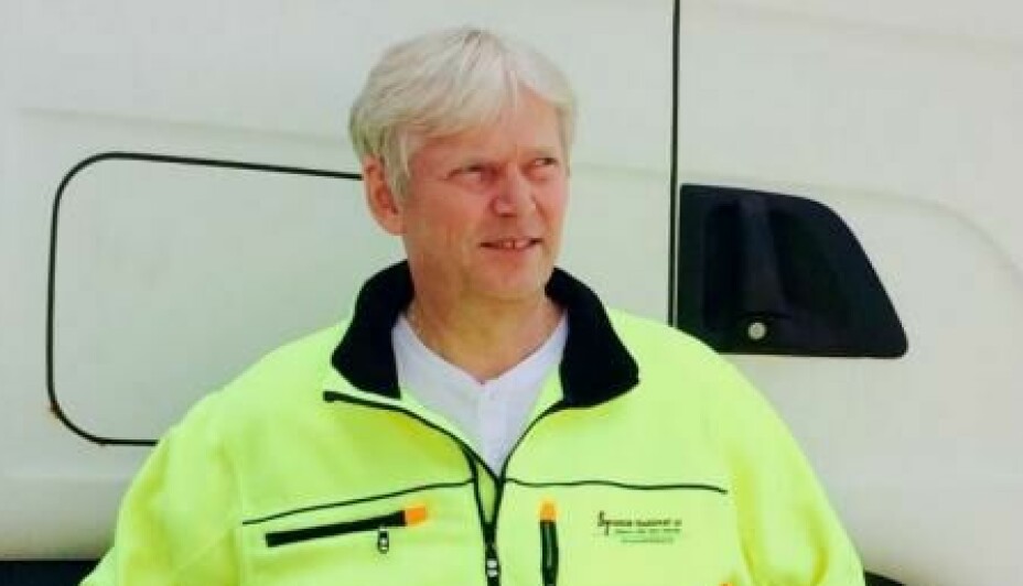FORVENTER HANDLING: Harry Nilsen, daglig leder og eier av Sørum Transport AS.