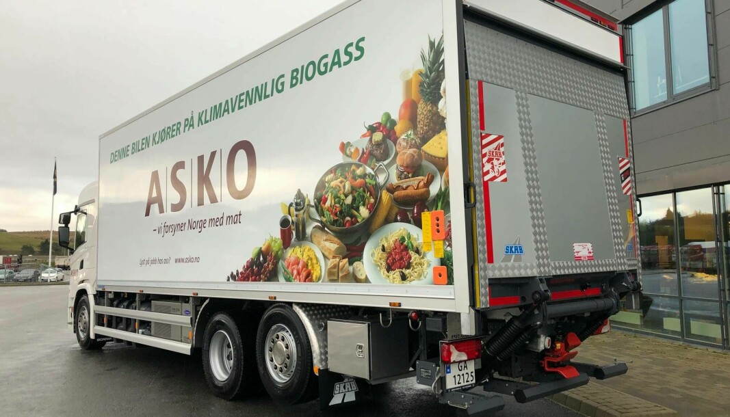 FREMDELES VIKTIG: Batterielektriske og hydrogendrevne lastebiler får kanskje mest oppmerksomhet, men Asko satser fremdeles også betydelig på biogass som drivstoff.