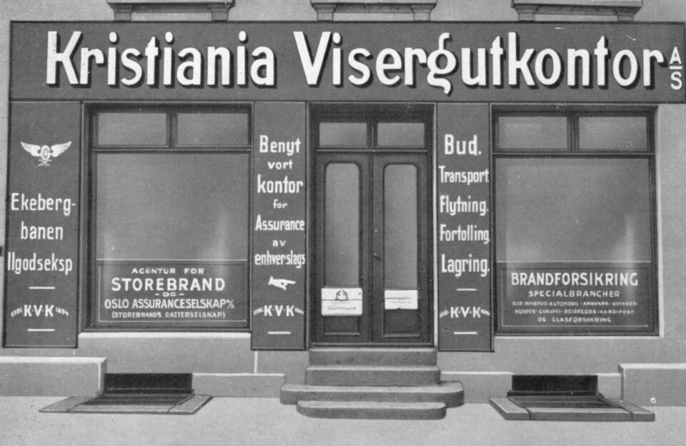 KVK: Pilestredet 1 var hovedkvarter for Kristiania Visergutkontor, der selveste Einar Gerhardsen var i arbeid i sin ungdom. Firmaet er fortsatt i drift.