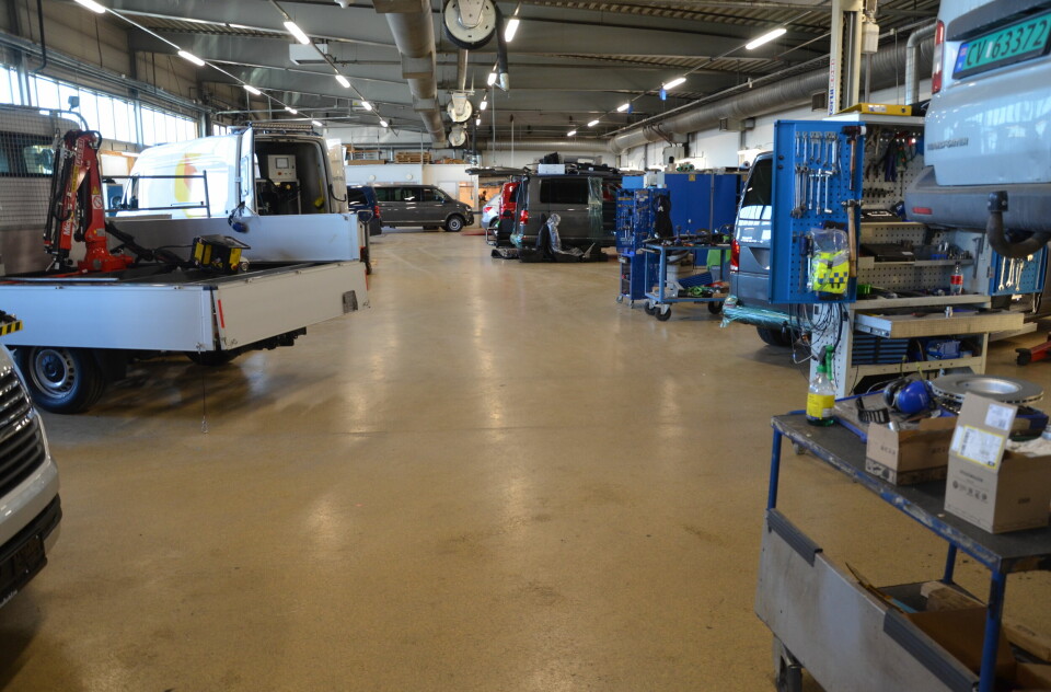 STOR PRODUKSJON: Etac Bil AS er en av de største aktørene i Norge innen bilombygging.