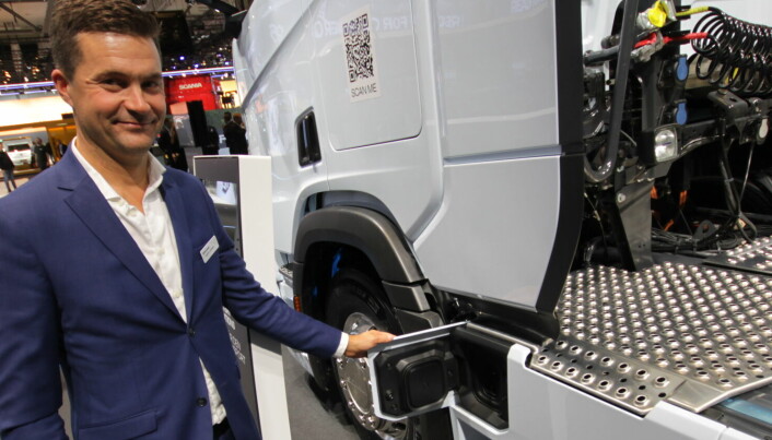 Scania-topp: – V8-kundene vil ikke bli skuffet når de prøver en elektrisk Scania