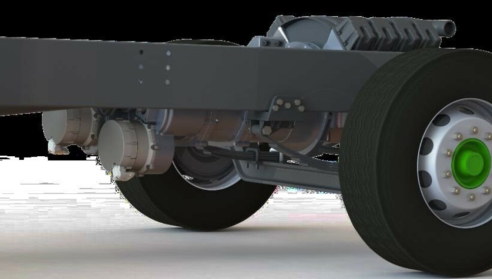 SØMLØST: Installasjonen av Powerhybriden vil ikke behøve noen endring av chassis eller andre installasjoner. SØMLØST: Installasjonen av Powerhybriden vil ikke behøve noen endring av chassis eller andre installasjoner.