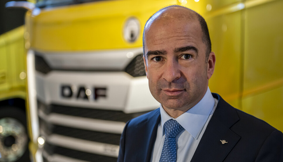 LEDER: Rogier van de Garde er nå kommersielt ansvarlig for DAF Trucks i Norge.