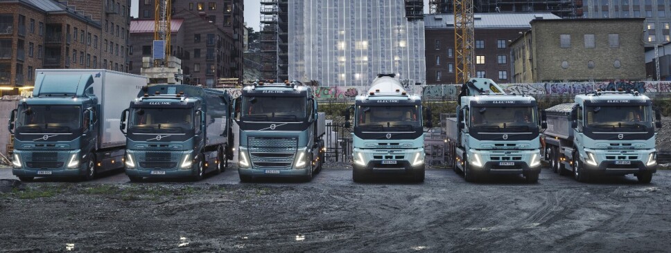 UTVIDER UTVALGET: Volvos elektriske tungvektere skal nå være klare for påbygg som kraner, renovasjonskomprimatorer og sementblandere.
