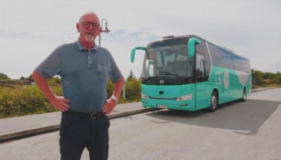 IMPORTØR: Lasse Andersen, administrerende direktør i Eurobus Nordic AS, skal levere en stor ordre med ulike modeller fra Golden Dragon til Vy.