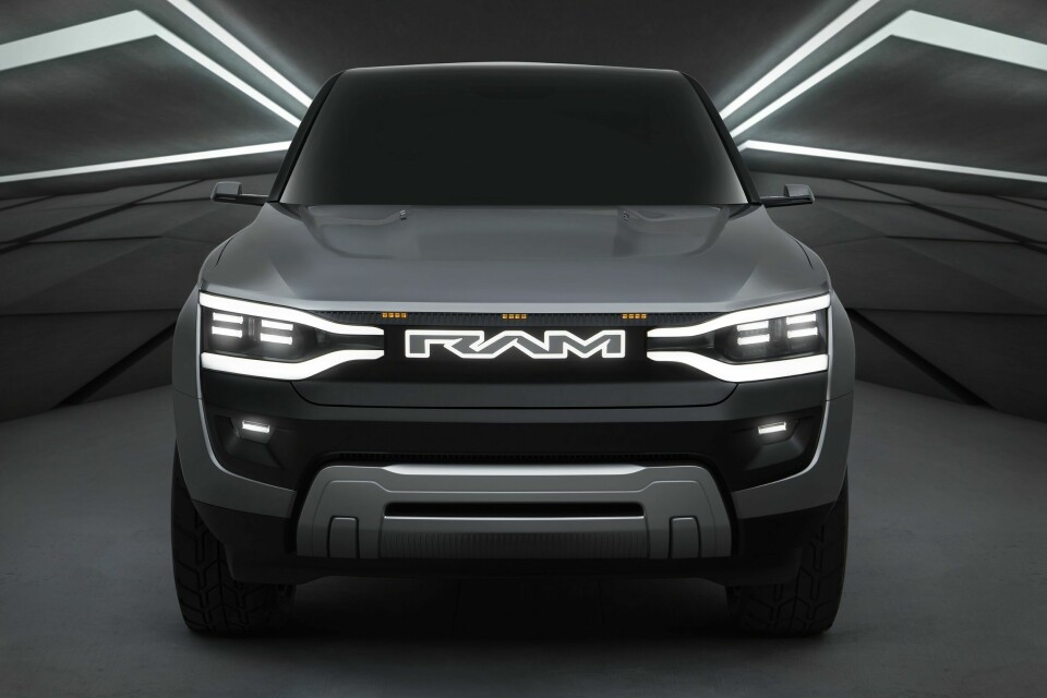 Ram 1500 Revolution Battery-electric Vehicle (BEV) Concept front profile