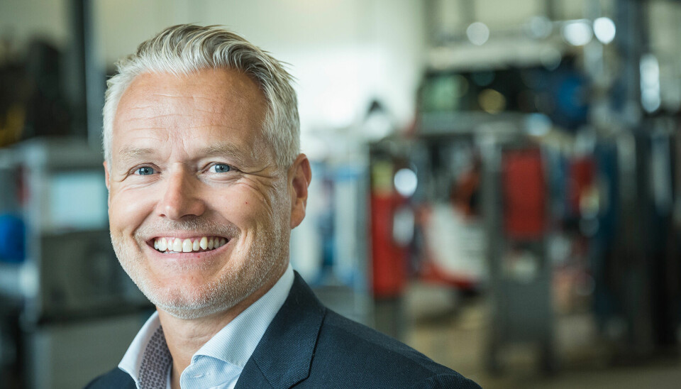FORNØYD: Frank Nordby, Administrerende direktør i Volmax.